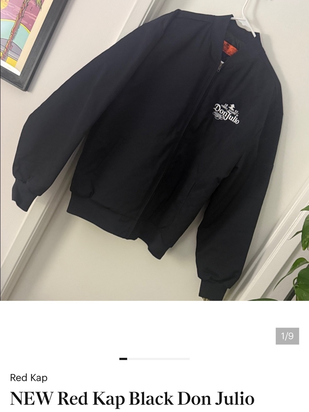 For @nickdalfano354 - 2 New Red Kap Black Bomber Jacket